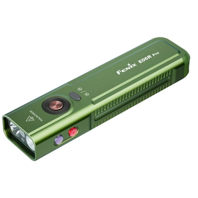 Фонарь FENIX E06R Pro зеленый 1600 люмен E06RPROgr